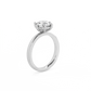 Round Solitaire Diamond Ring - 14K White Gold (1.5 ct.)