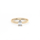 Pear Solitaire Lab-grown Diamond Ring - 14K Yellow Gold (0.5 ct.)