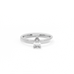 Pear Solitaire Lab-grown Diamond Ring - 14K White Gold (0.5 ct.)
