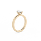 Pear Solitaire Lab-grown Diamond Ring - 14K Yellow Gold (0.5 ct.)