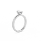 Pear Solitaire Lab-grown Diamond Ring - 14K White Gold (0.5 ct.)