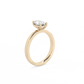 Pear Solitaire Lab-grown Diamond Ring - 14K Yellow Gold (1 ct.)