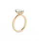 Pear Solitaire Lab-grown Diamond Ring - 14K Yellow Gold (2 ct.)