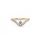 Round Pavé Lab-grown Diamond Ring - 14K Yellow Gold (0.57 ct.)