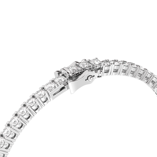 Tennis Lab-grown Diamond Bracelet - 14K White Gold (5 ct.)