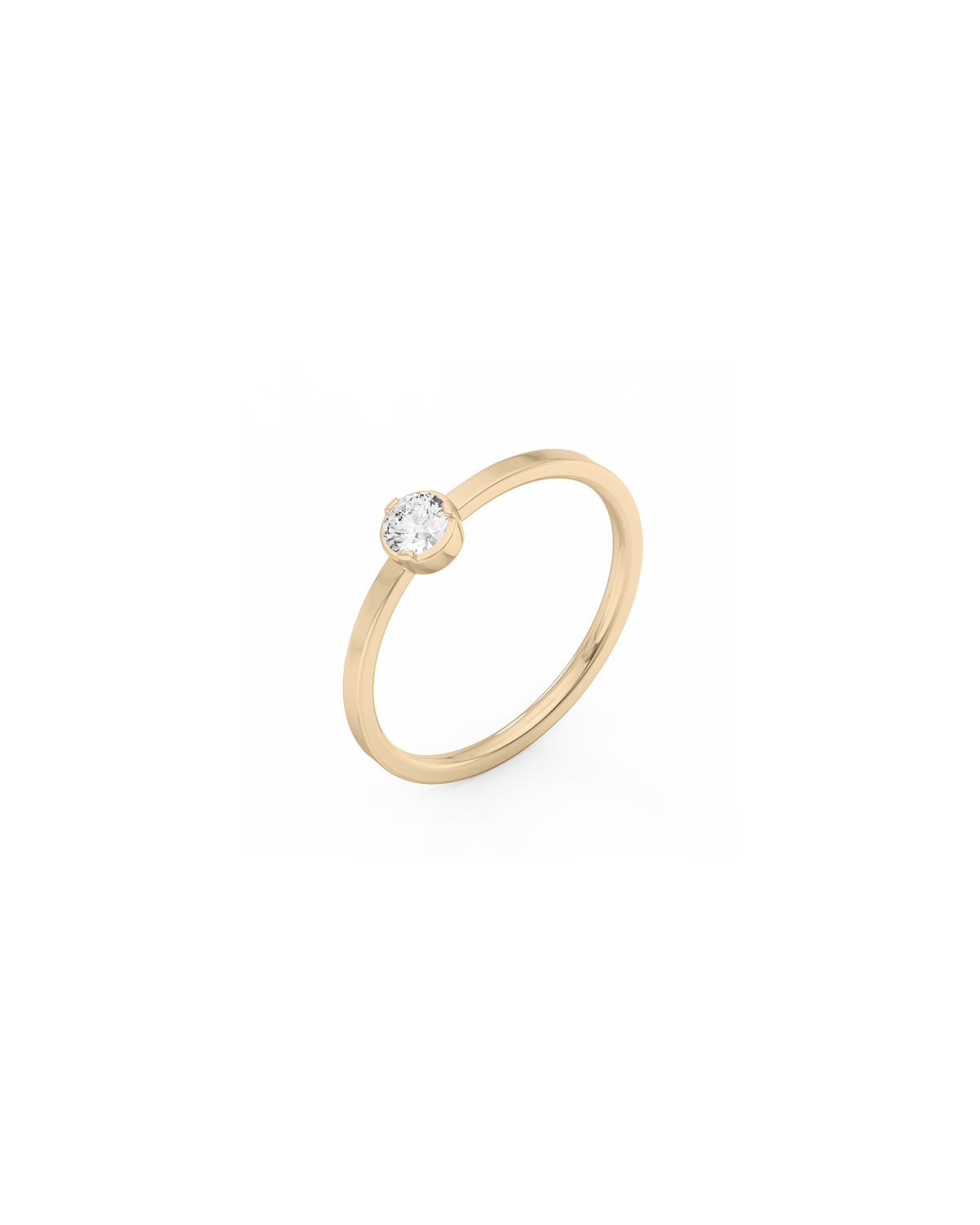 Tiny Eternity Lab-grown Diamond Ring - 14K Yellow Gold (0.28 ct.)