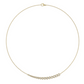 Bezel Tennis Lab-grown Diamond Necklace Medium (1.53 ct.) 14K Gold