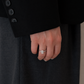 Oval Solitaire Lab-grown Diamond Ring - 14K White Gold (1 ct.)