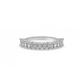 Eternity Emerald Diamond Ring - 14K White Gold (1.01 ct.)