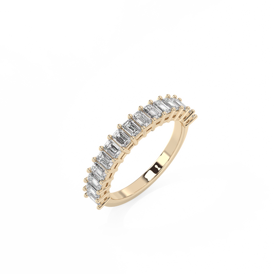 Eternity Emerald Lab-grown Diamond Ring - 14K Yellow Gold (1.01 ct.)