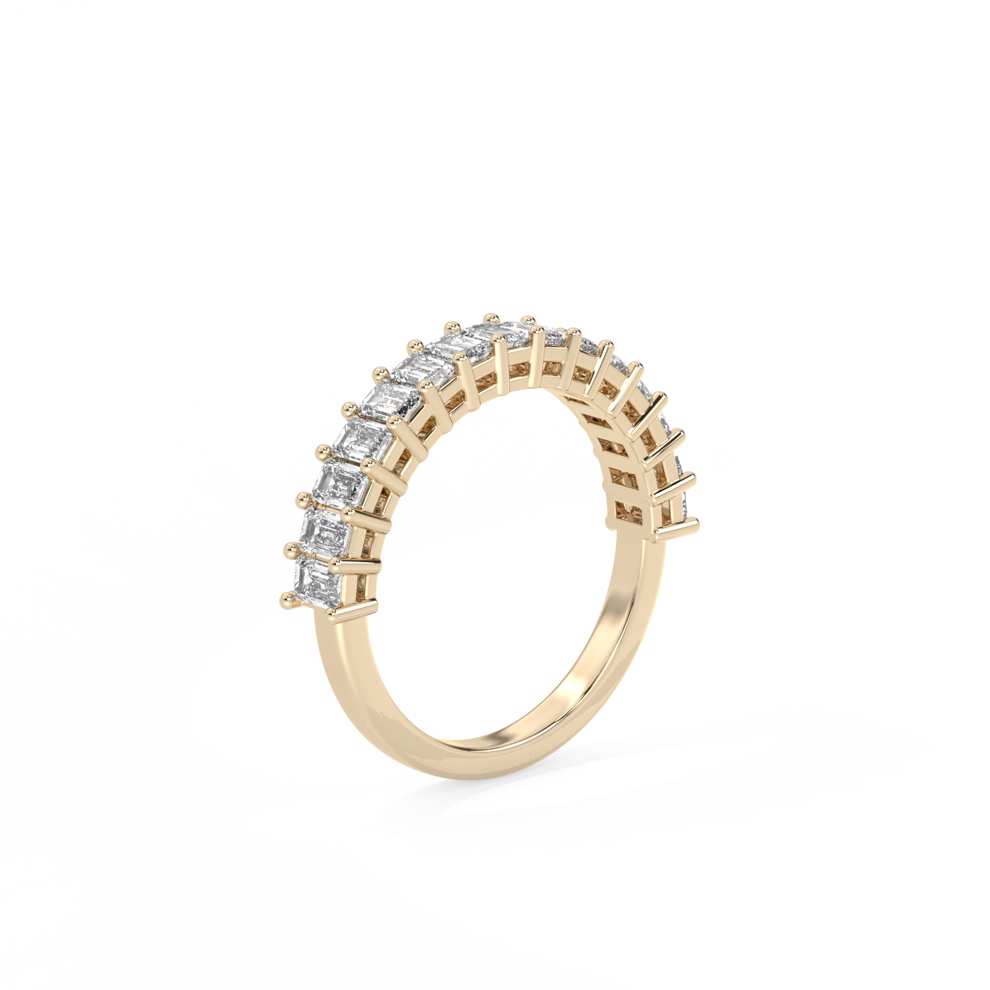 Eternity Emerald Lab-grown Diamond Ring - 14K Yellow Gold (1.01 ct.)