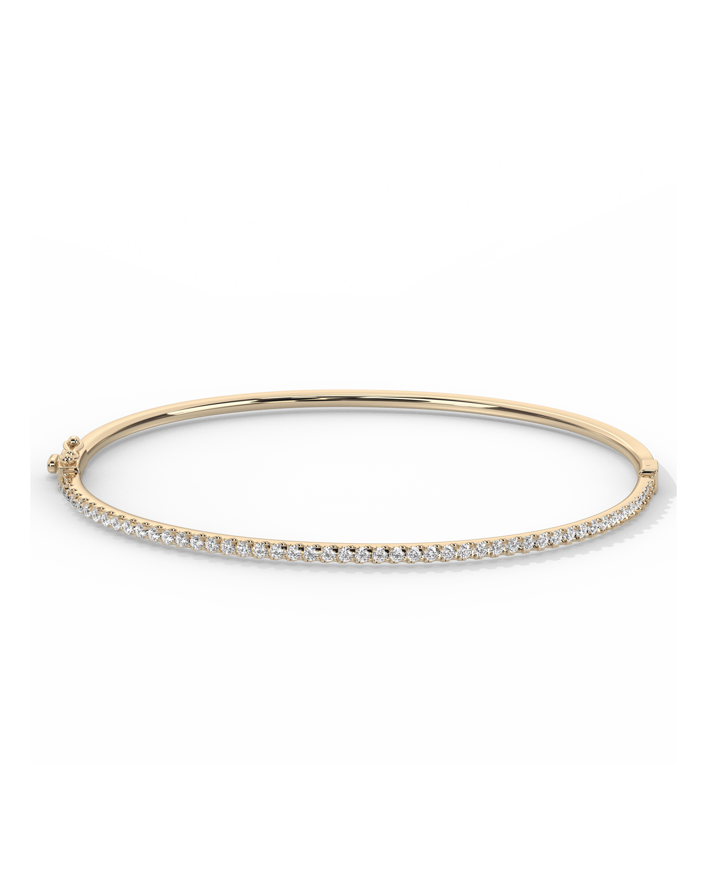 Pavé Diamond Bangle 14K Gold (0.90 ct.)
