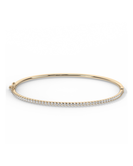 Pavé Diamond Bangle 14K Gold (0.90 ct.)
