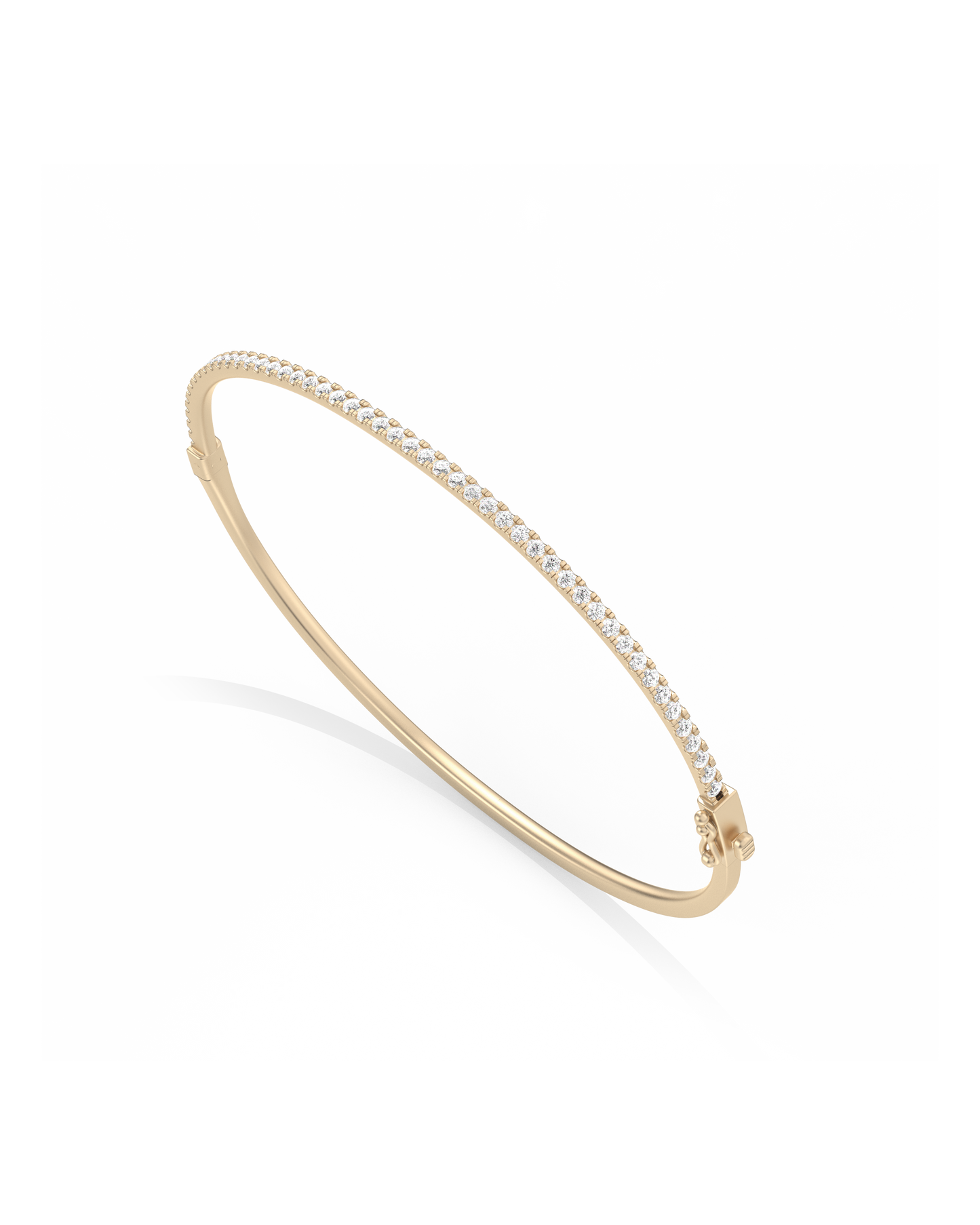 Pavé Diamond Bangle 14K Gold (0.90 ct.)