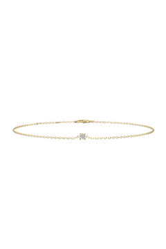 Prong Diamond Bracelet - 14K Yellow Gold (0.03 ct.)