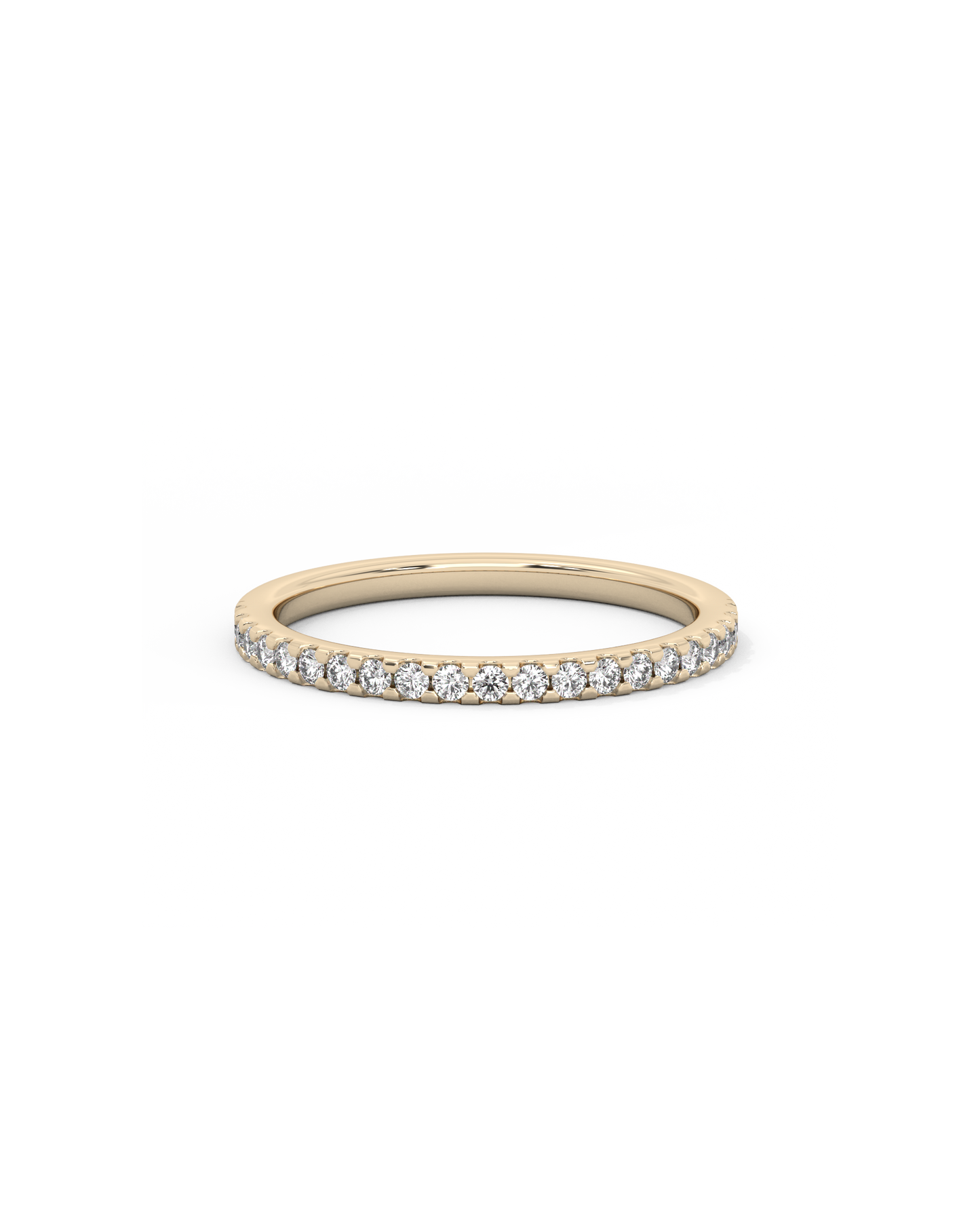 Small Half Eternity Diamond Ring - 14K White Gold (0.26 ct.)