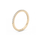 Medium Half Eternity Lab-grown Diamond Ring - 14K Yellow Gold (0.40 ct.)