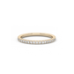 Half Eternity Diamond Ring Medium 14K Gold (Size 54)