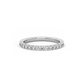 Large Half Eternity Diamond Ring - 14K White Gold (0.50 ct.)