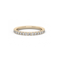Large Half Eternity Lab-grown Diamond Ring - 14K Yellow Gold (0.50 ct.)