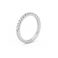 Large Half Eternity Lab-grown Diamond Ring - 14K White Gold (0.50 ct.)
