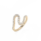 Snail Diamond Ring - 14K Yellow Gold (0.51 ct.)