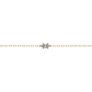 Oval Cut Lab-grown Diamond Bracelet - 14K Yellow Gold (0.06 ct.)