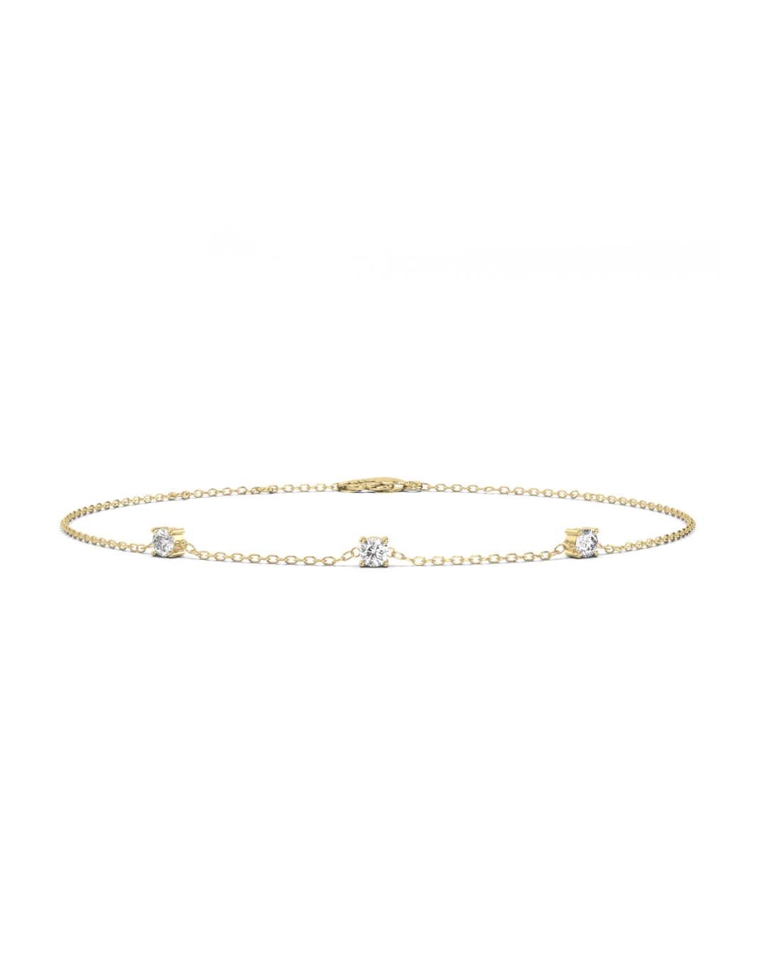 Prong Diamond Bracelet 14K Gold (0.18 ct.)
