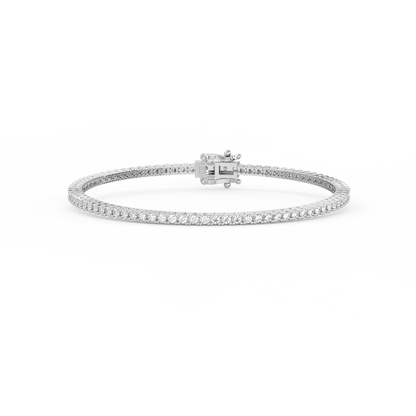 Tennis Diamond Bracelet - 14K White Gold (2.5 ct.)