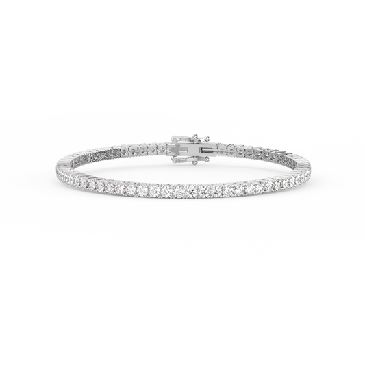 Tennis Lab-grown Diamond Bracelet - 14K White Gold (6 ct.)