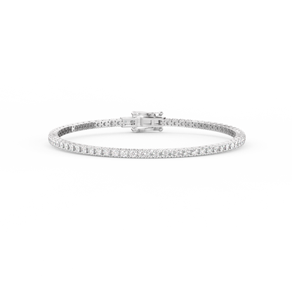 Tennis Diamond Bracelet - 14K White Gold (3 ct.)