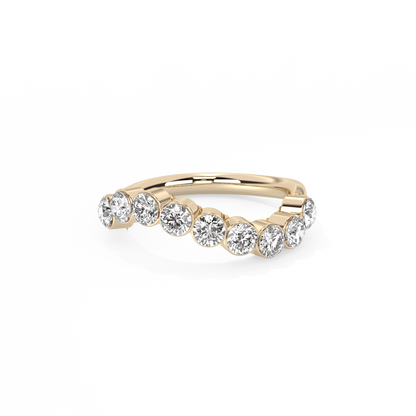 Bold Wave Diamond Ring - 14K Yellow Gold (0.85 ct.)