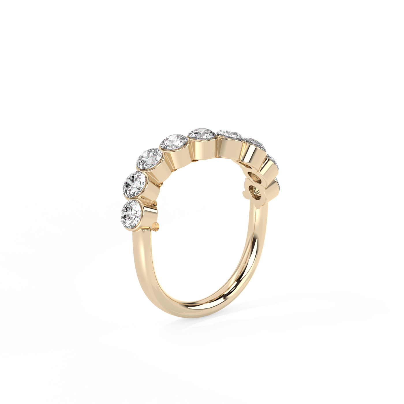 Bold Wave Diamond Ring - 14K Yellow Gold (0.85 ct.)