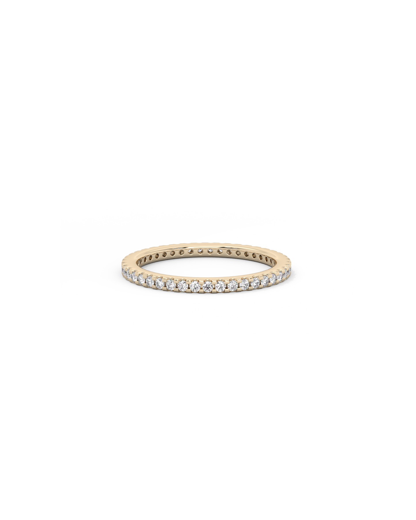 Tiny Eternity Lab-grown Diamond Ring - 14K Yellow Gold (0.28 ct.)