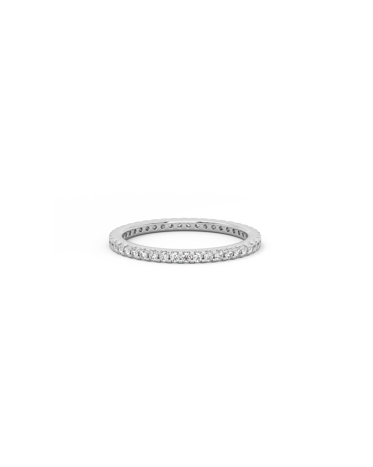 Tiny Eternity Lab-grown Diamond Ring - 14K Yellow Gold (0.28 ct.)