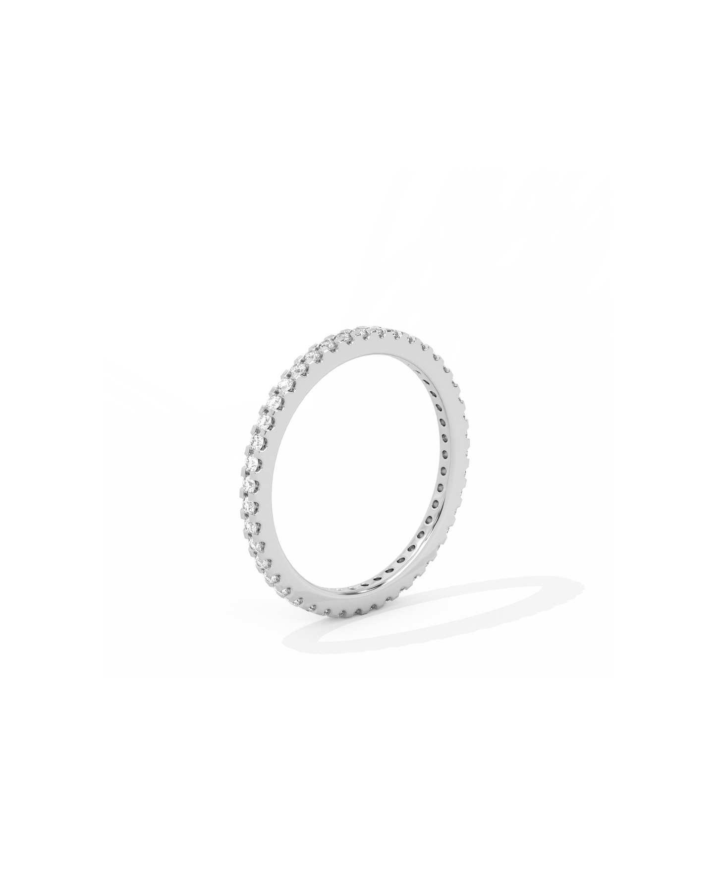 Tiny Eternity Lab-grown Diamond Ring - 14K Yellow Gold (0.28 ct.)
