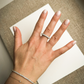 Large Half Eternity Lab-grown Diamond Ring - 14K Yellow Gold (0.50 ct.)