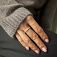Large Half Eternity Lab-grown Diamond Ring - 14K Yellow Gold (0.50 ct.)