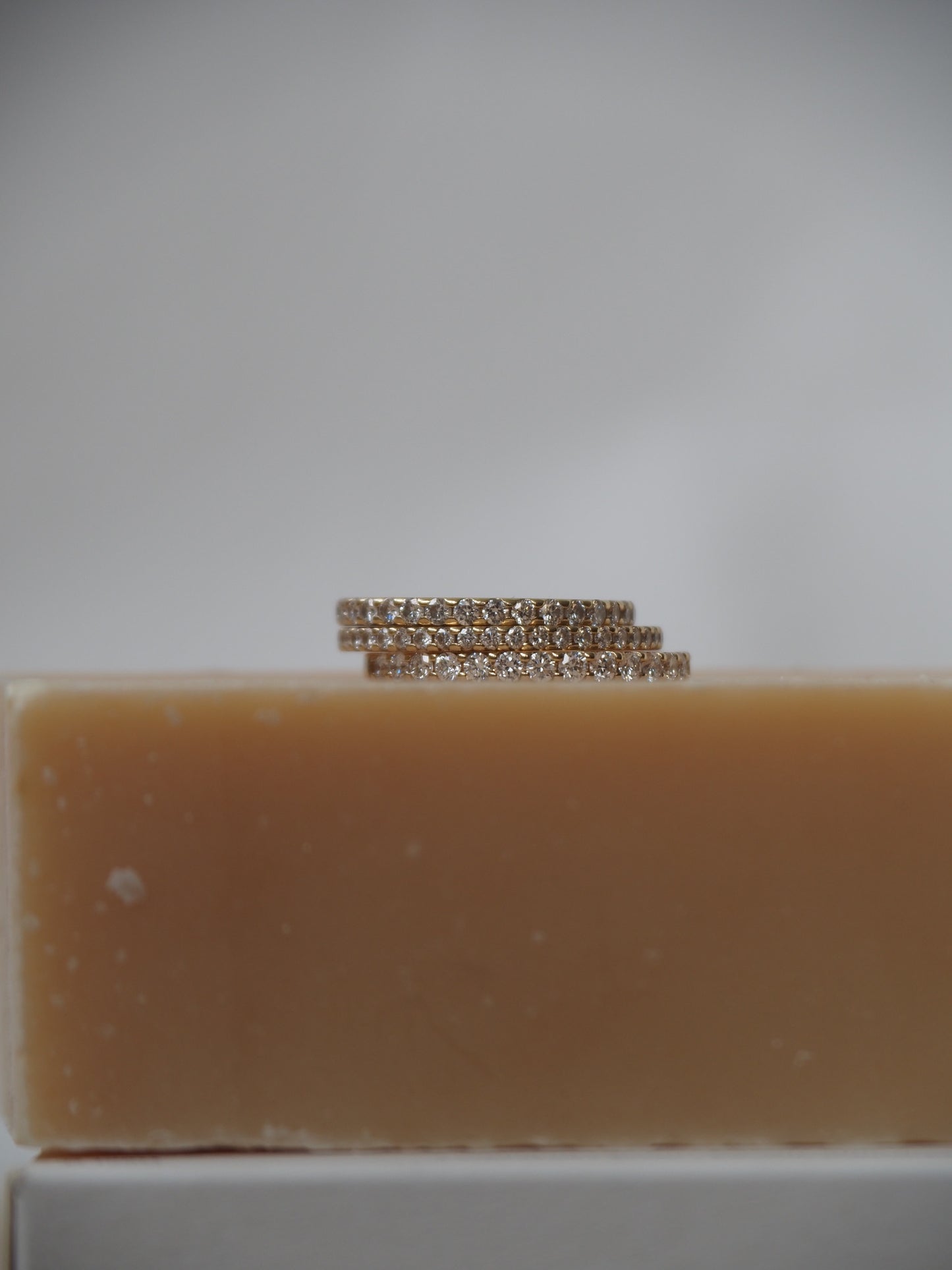 Large Eternity Lab-grown Diamond Ring - 14K Yellow Gold (1 ct.)