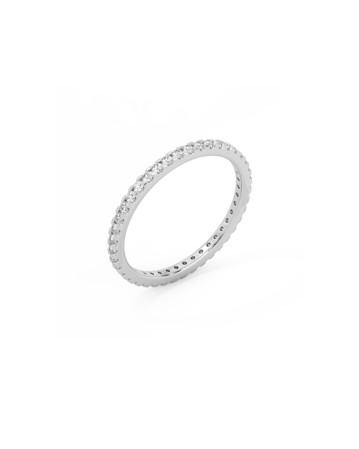 Small Eternity Lab-grown Diamond Ring - 14K Yellow Gold (0.52 ct.)