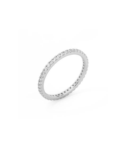 Small Eternity Lab-grown Diamond Ring - 14K White Gold (0.52 ct.)