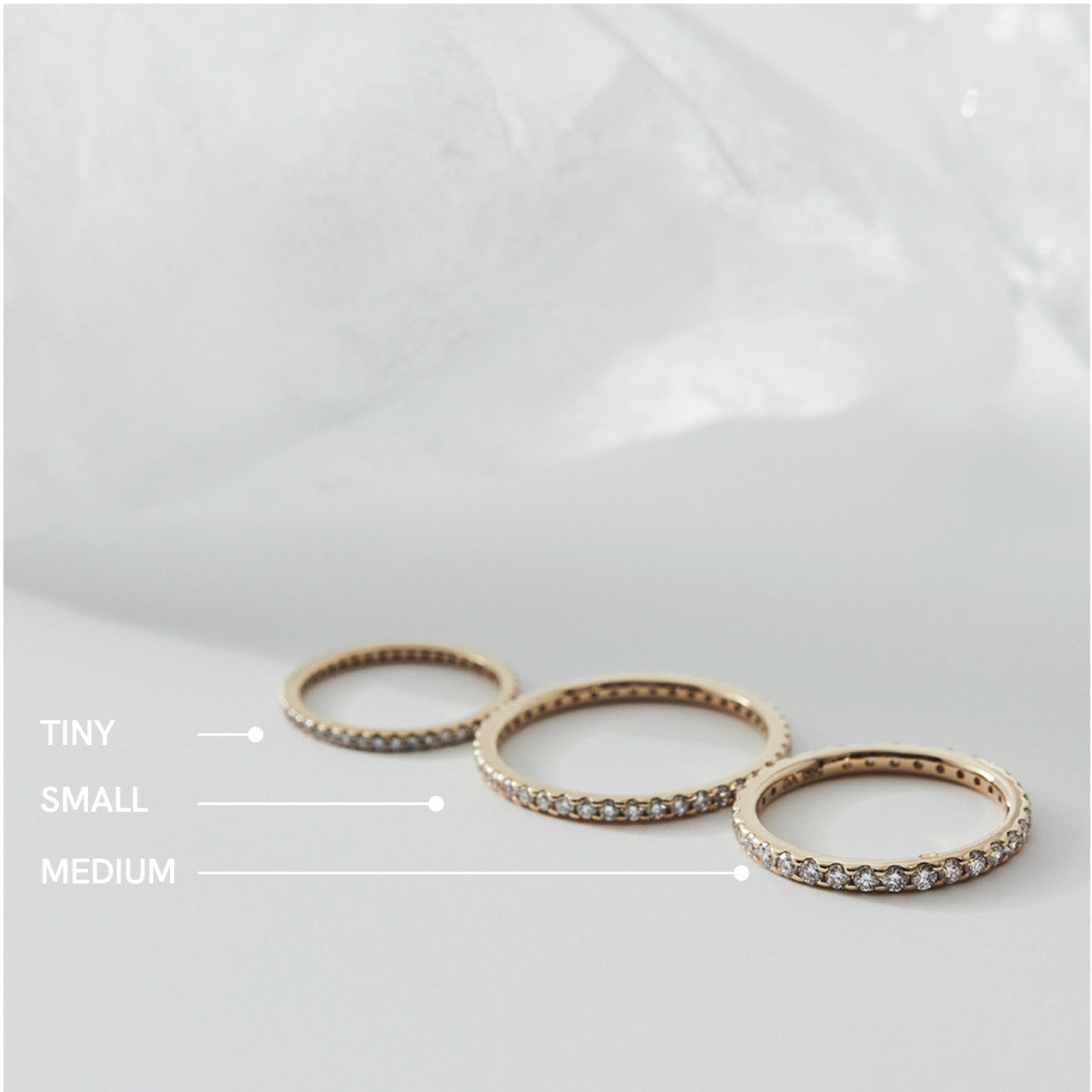 Small Eternity Lab-grown Diamond Ring - 14K Yellow Gold (0.52 ct.)