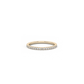 Half Eternity Diamond Ring Small 14K Gold (Size 51)