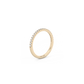 Half Eternity Diamond Ring Small 14K Gold (Size 51)