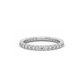 Large Eternity Diamond Ring - 14K White Gold (1 ct.)
