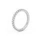 Large Eternity Diamond Ring - 14K White Gold (1 ct.)