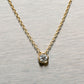 Bezel Diamond Necklace Small (0.06 ct.) 14K Yellow Gold
