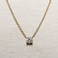 Prong Diamond Necklace Large (0.17 ct.) 14K Yellow Gold
