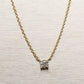 Prong Diamond Necklace Medium (0.10 ct.) 14K Yellow Gold