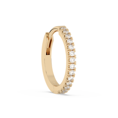 Small Diamond Huggies - 14K Yellow Gold (0.07 ct.) | Single